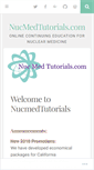 Mobile Screenshot of nucmedtutorials.com